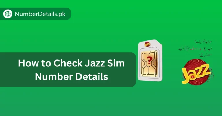 How to Check Jazz Sim Number Details